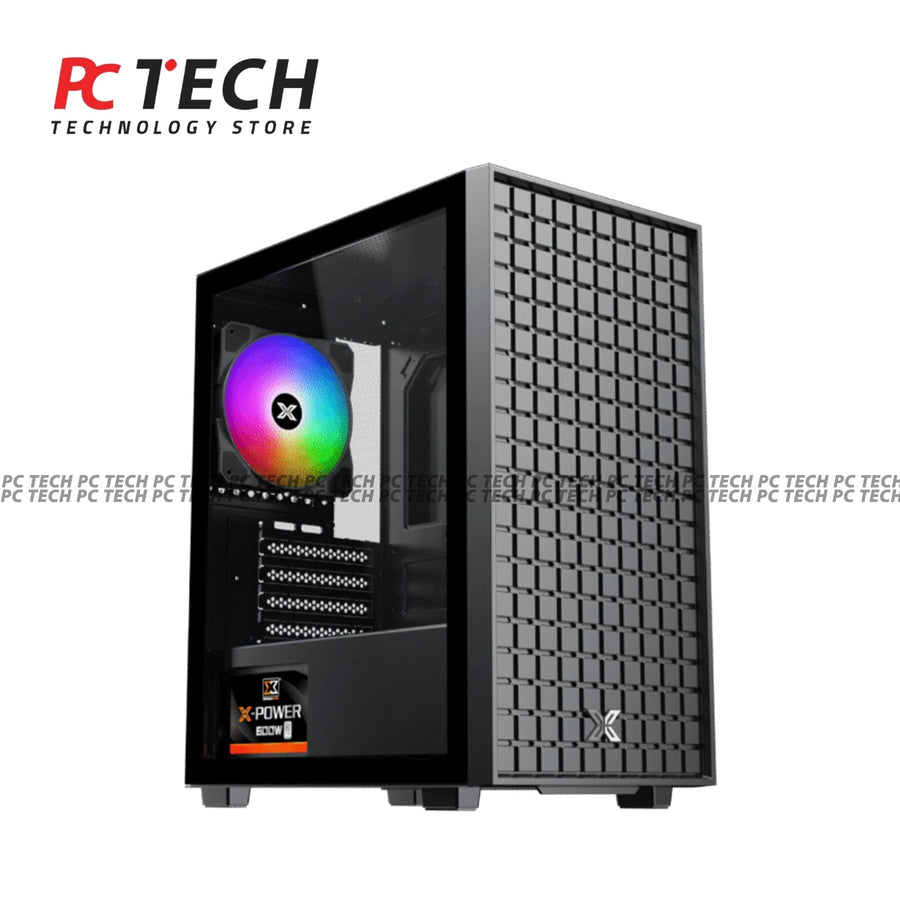 XIGMATEK SKY M Fixed RGB Case with 600W Power Supply