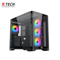 Xigmatek Crystal Storm Gaming Case – Curved Tempered Glass