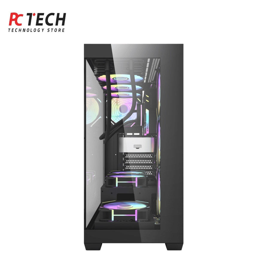 Darkflash DS900 Black Case with Aigo AT750 750W 80+ Bronze PSU