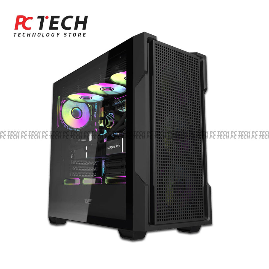 DarkFlash DS900 Mesh PC Case with 750W 80+ Bronze Power Supply