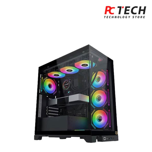 XIGMATEK Endorphin Ultra 5-FAN Argb Mid Tower Case With Type-C Port
