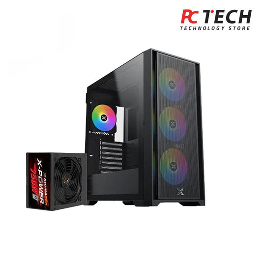 Xigmatek Master X II ARGB With X-Power 600W 80+ White Super Tower Case