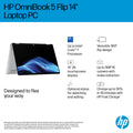HP OmniBook 5 Flip Core 5 8GB 512GB SSD 14 Inch 2-in-1 2GB Graphics – Refurbished Laptop