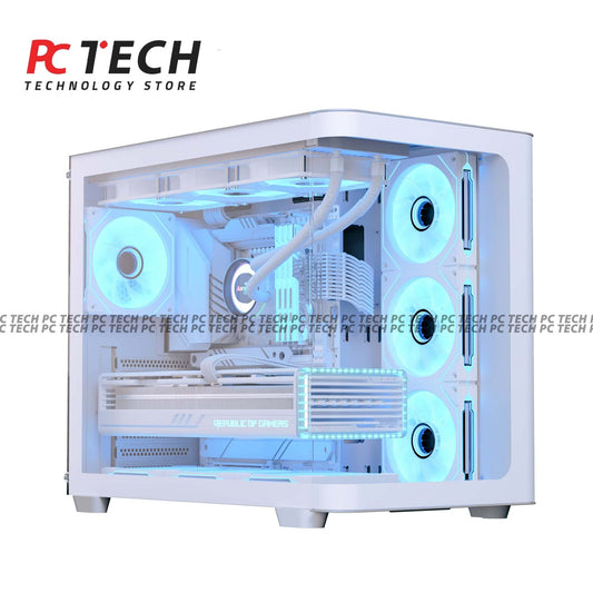 AEROCOOL P500C White Case Combo with 750W 80+ Bronze Power Supply